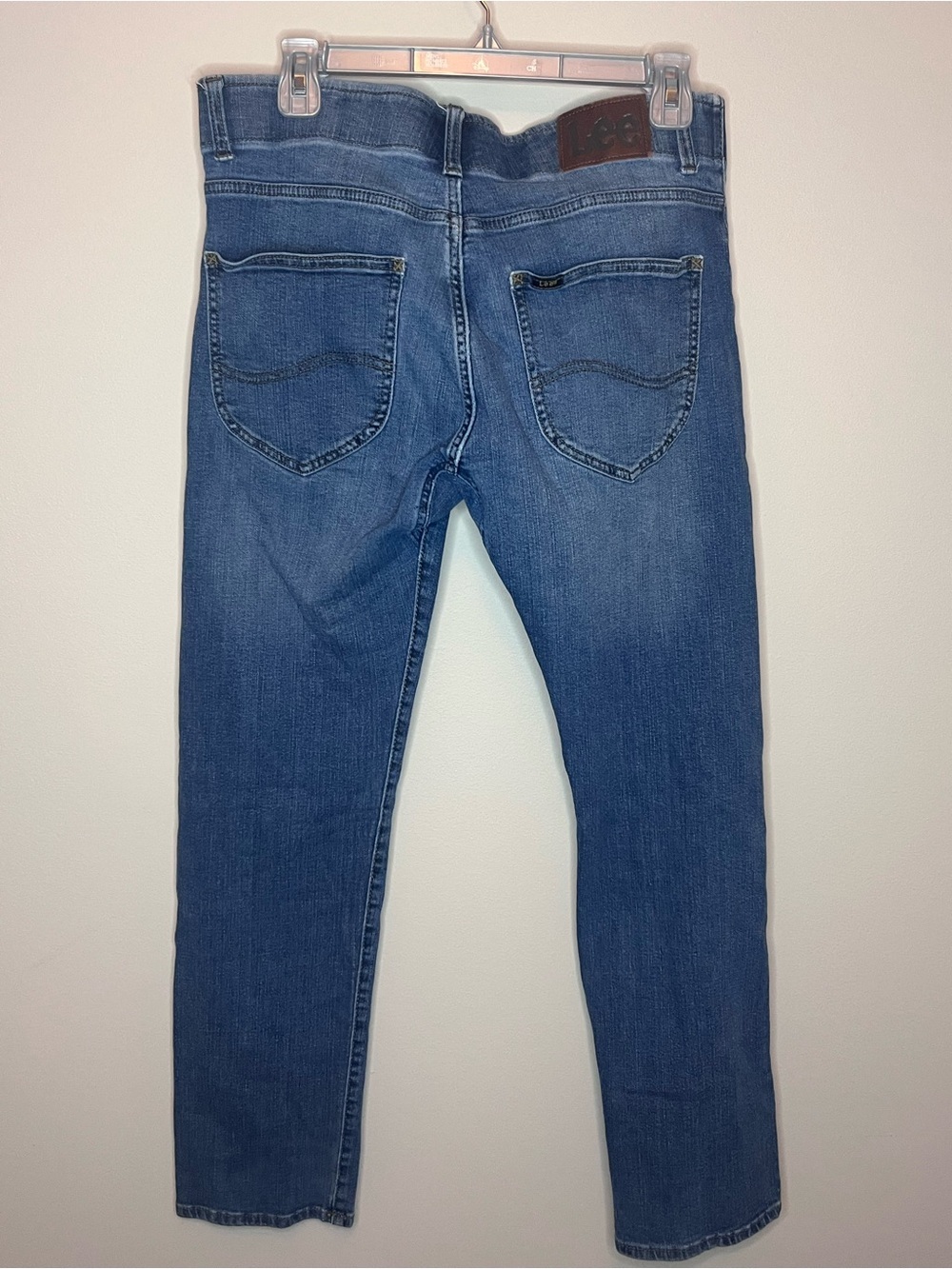 Lee Slim Straight Blue Stretch Jeans 32x32 - Picture 4 of 7
